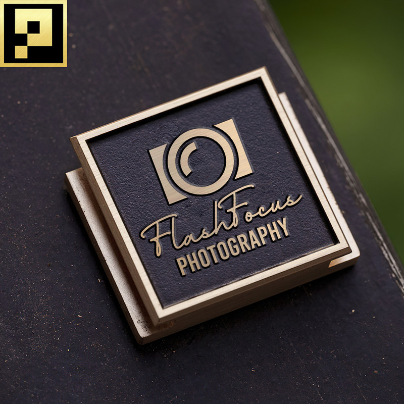 personalized camera logo photography logo hot shoe cover PE00050