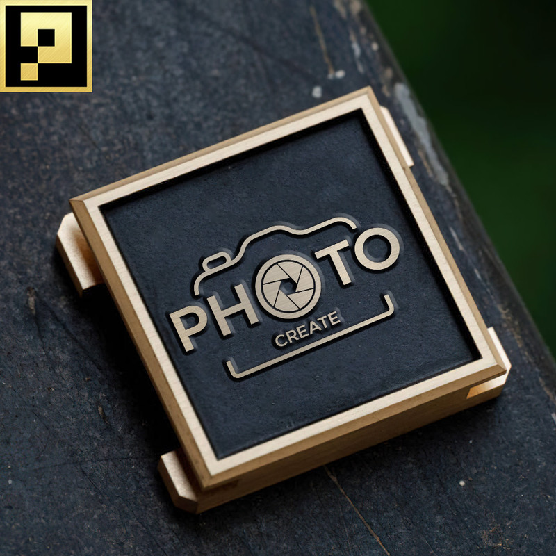 personalized camera logo shutter logo photo studio logo hot shoe cover PE00053