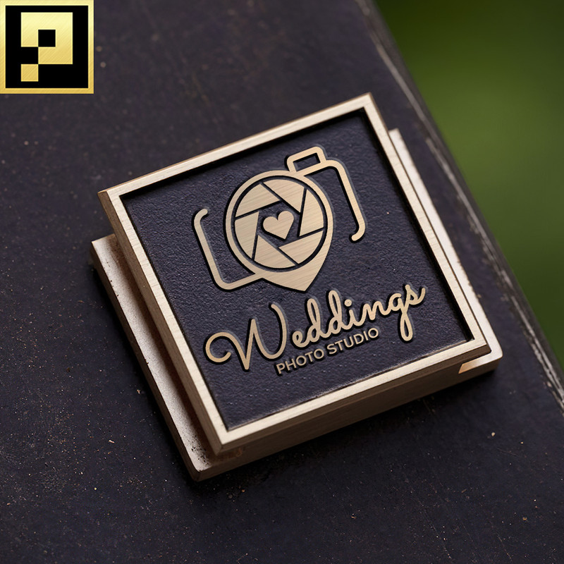 personalized wedding photography logo shutter logo hot shoe cover PE00061