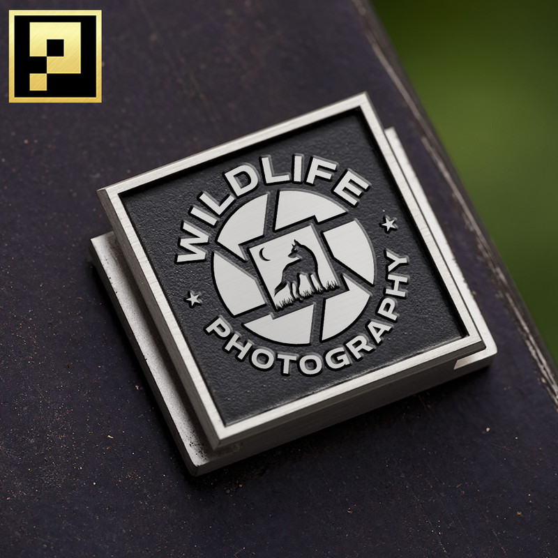 personalized woft and shutter photography wildlife photography logo hot shoe cover PE00113