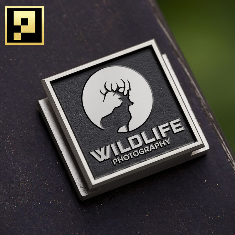 personalized wildlife photography logo deere camera logo hot shoe cover PE00118