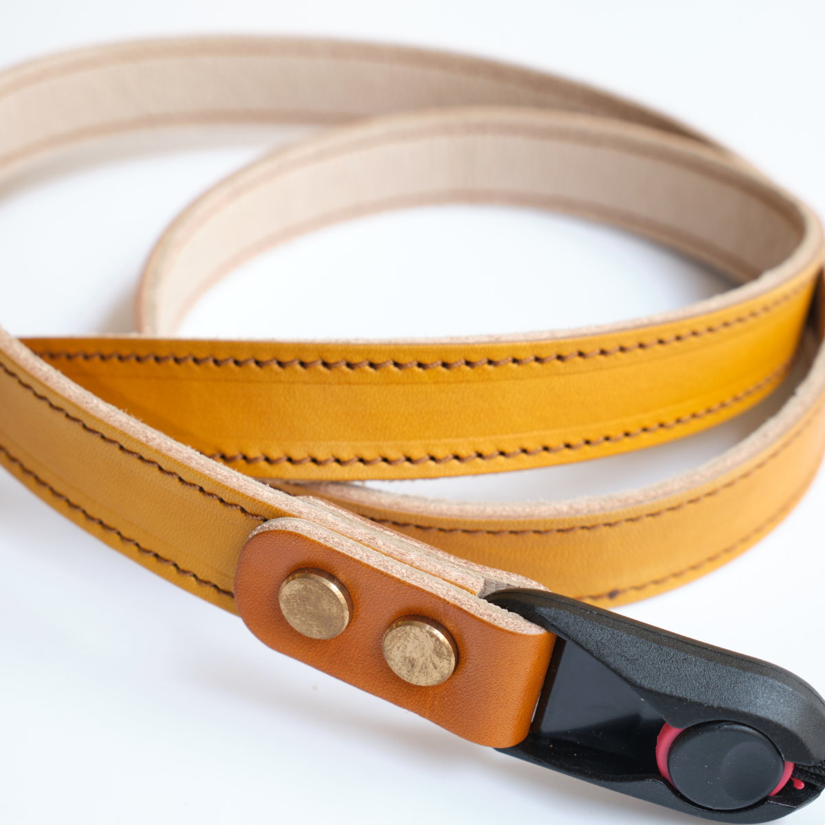 Hand-Dyed Full-Grain Leather Camera Strap for DSLR & Mirrorless – Personalizable