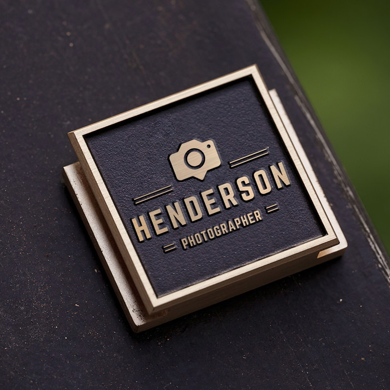camera icon logo photography logo gift for photographer hot shoe cover PE00180