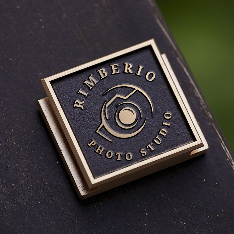 camera icon with curve custom text logo photography logo gift for photographer hot shoe cover PE00183