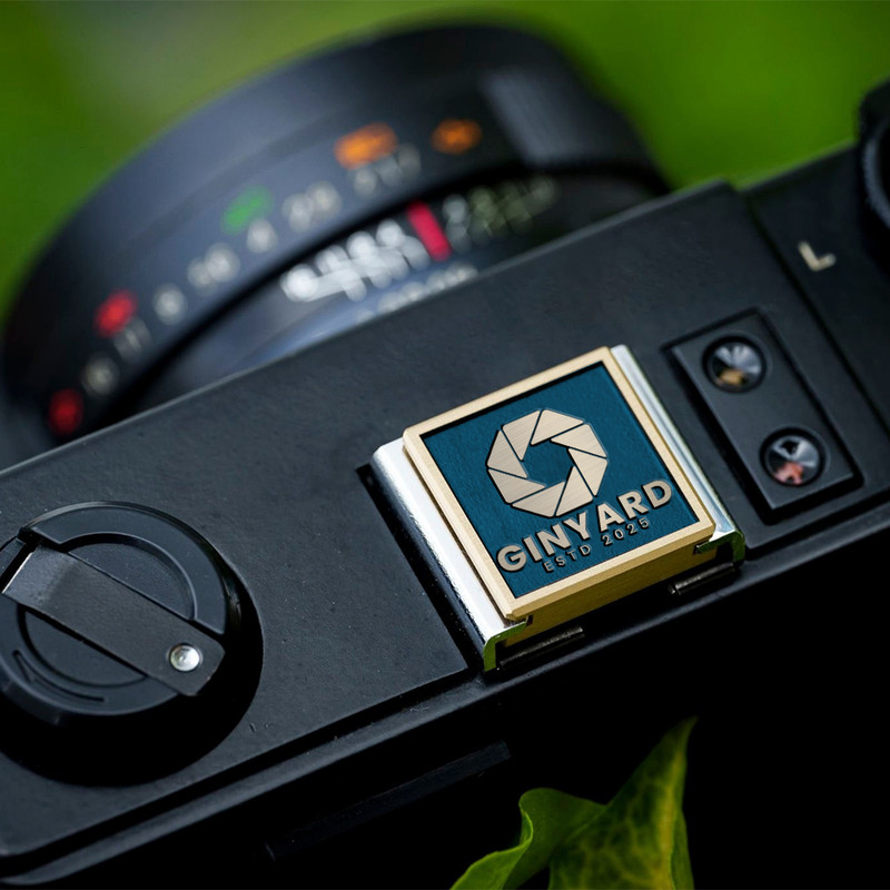 shutter logo photography logo photography gift gift for photographer hot shoe cover PE00184