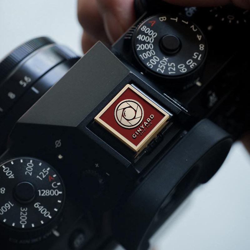 shutter logo photography logo photography gift gift for photographer hot shoe cover PE00185