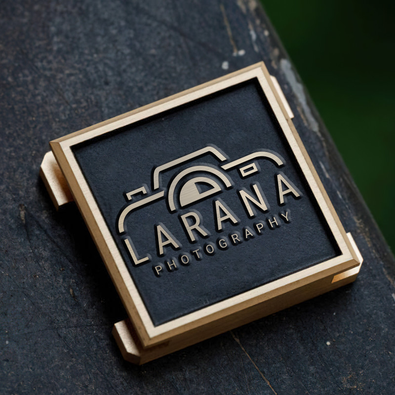 camera icon logo photography logo gift for photographer hot shoe cover PE00186