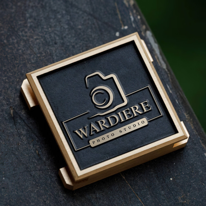 camera icon logo photography logo gift for photographer hot shoe cover PE00199