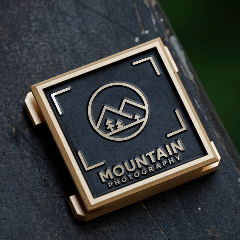 out door photography nature photography moutain logo gift for photographer hot shoe cover PE00211