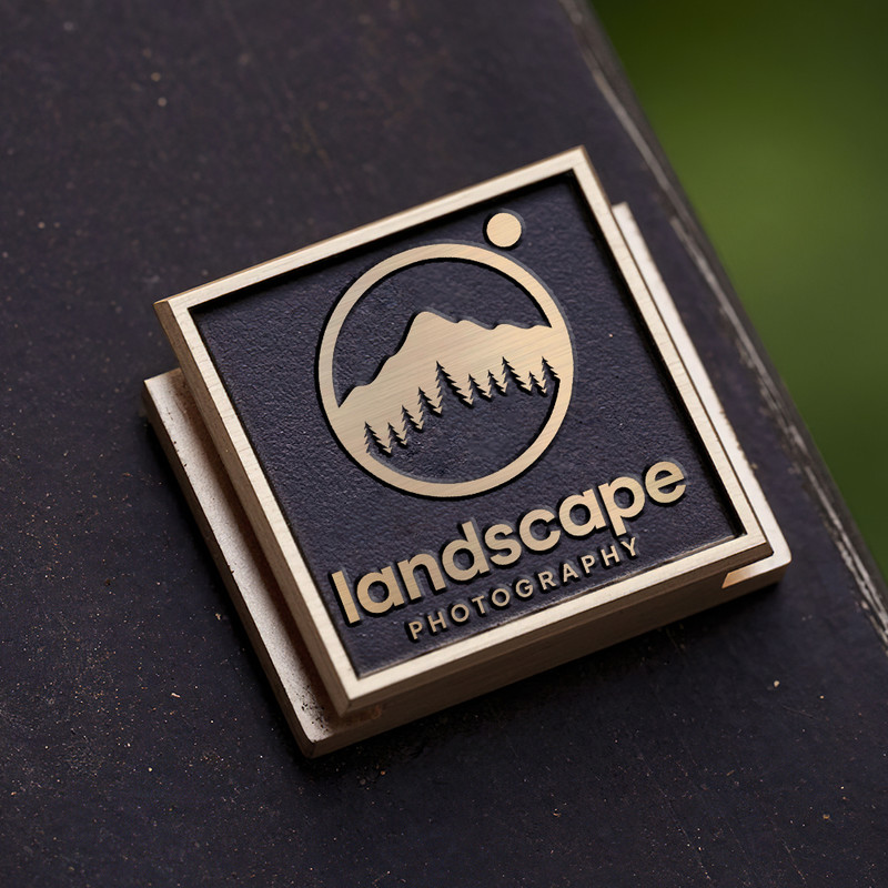 landscape photography adventure logo lens logo gift for photographer hot shoe cover PE00212