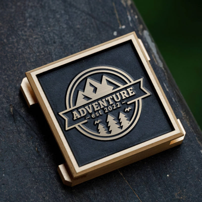 adventure logo nature photography logo photography gift landscape photography gift for photographer hot shoe cover PE00215