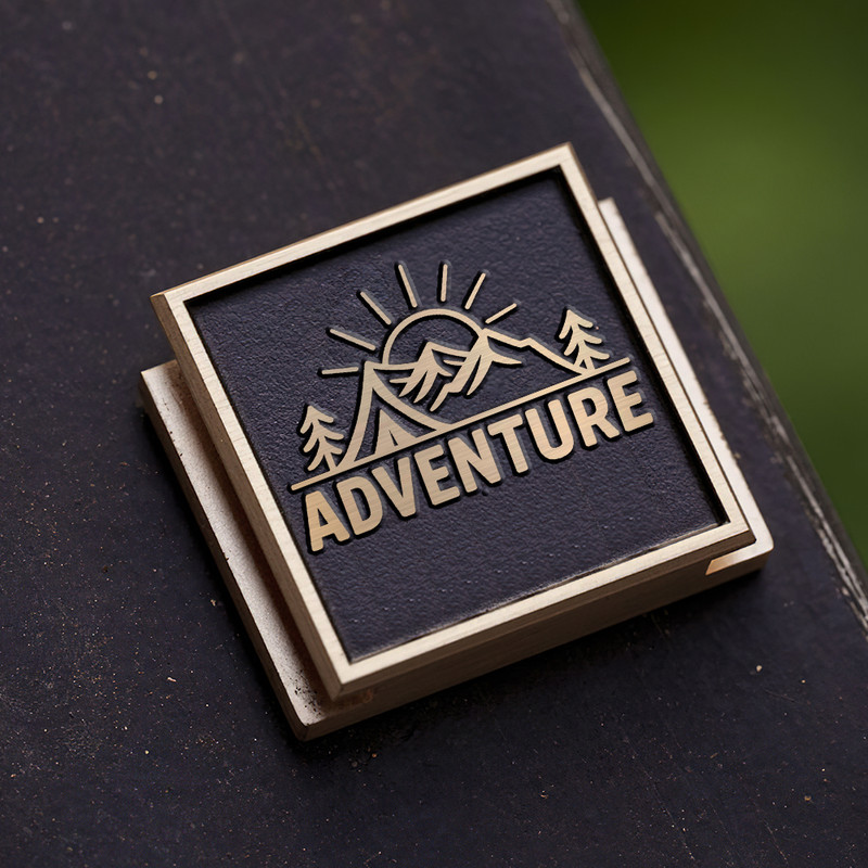adventure logo nature photography logo photography gift landscape photography gift for photographer hot shoe cover PE00216