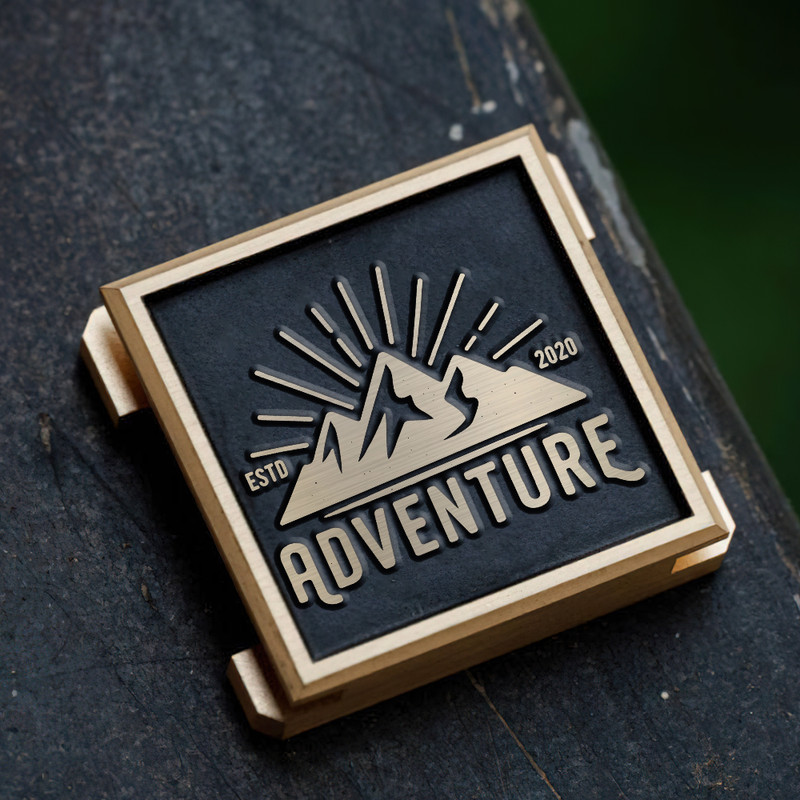 adventure logo nature photography logo photography gift landscape photography gift for photographer hot shoe cover PE00217