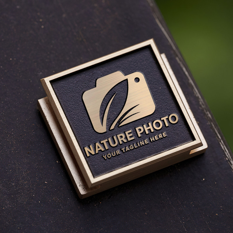 nature photography logo camera leaf icon photography gift gift for photographer hot shoe cover PE00218