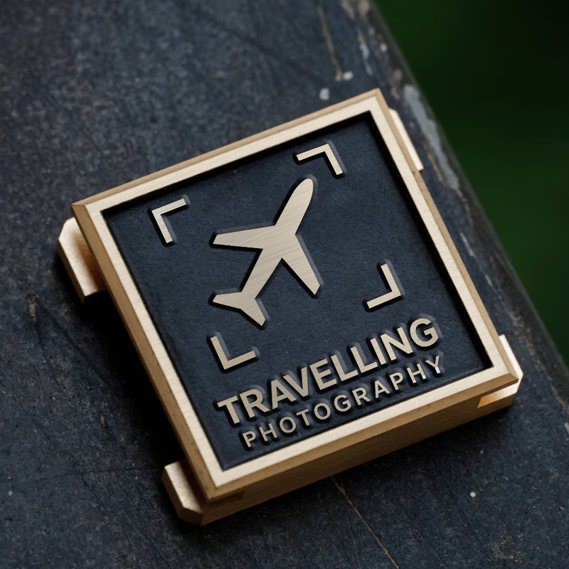 travel blogger logo airplain icon photography travelling photography logo gift for photographer hot shoe cover PE00219