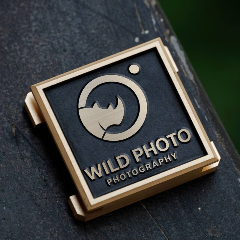 wildlife photograhy lens icon rhinoceros icon gift for photographer hot shoe cover PE00220