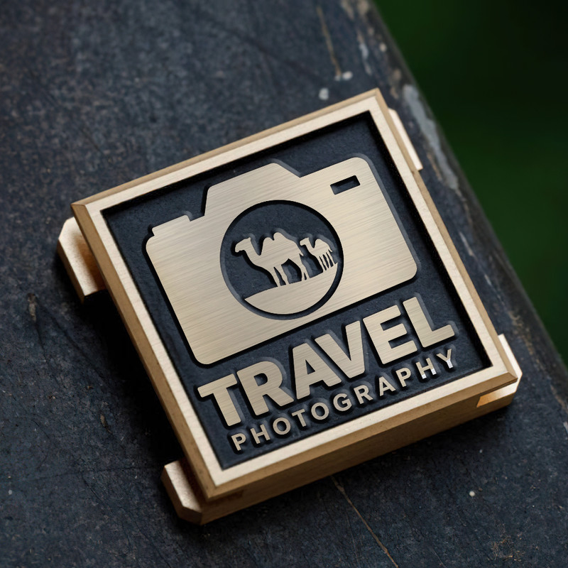 travel blogger logo camel icon photography travelling photography logo gift for photographer hot shoe cover PE00221