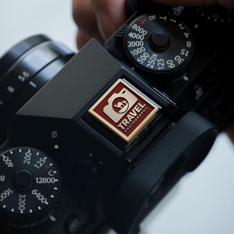 travel blogger logo camel icon photography travelling photography logo gift for photographer hot shoe cover PE00221