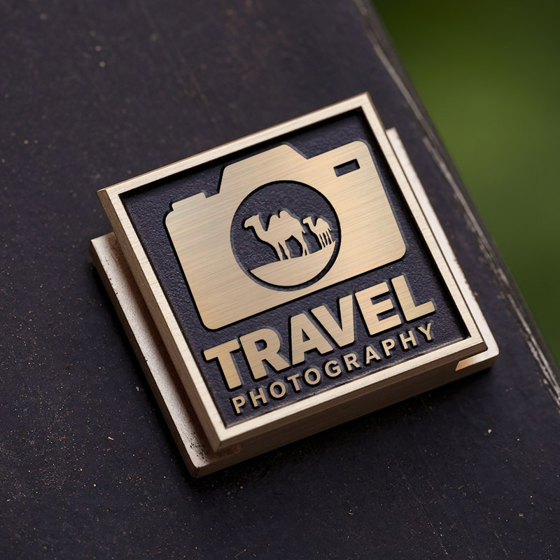 travel blogger logo camel icon photography travelling photography logo gift for photographer hot shoe cover PE00221