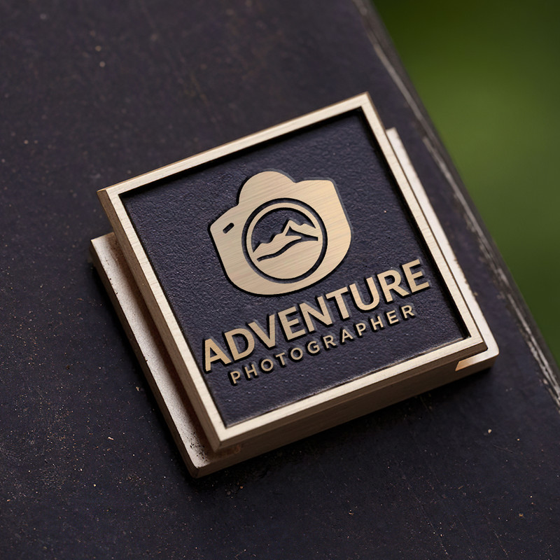 adventure logo nature photography logo photography gift landscape photography gift for photographer hot shoe cover PE00226