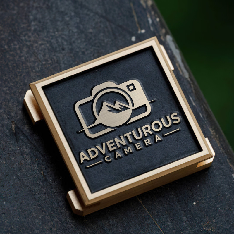 adventure logo nature photography logo photography gift landscape photography gift for photographer hot shoe cover PE00228