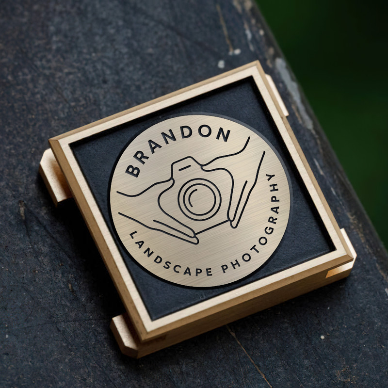 circle photography logo photography gift camera icon gift for photographer hot shoe cover PE00231