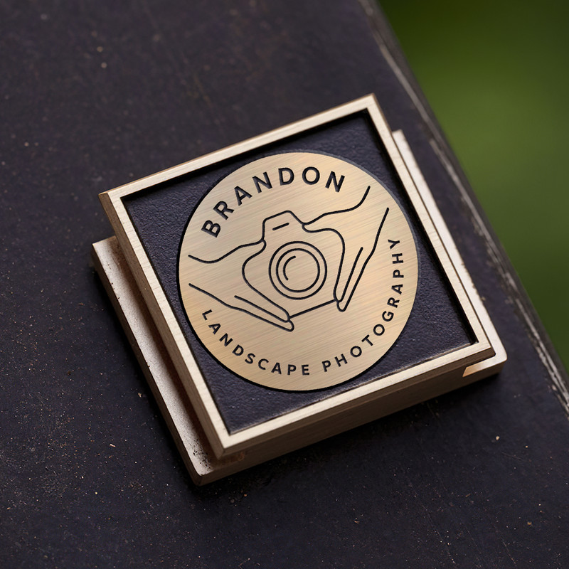 circle photography logo photography gift camera icon gift for photographer hot shoe cover PE00231