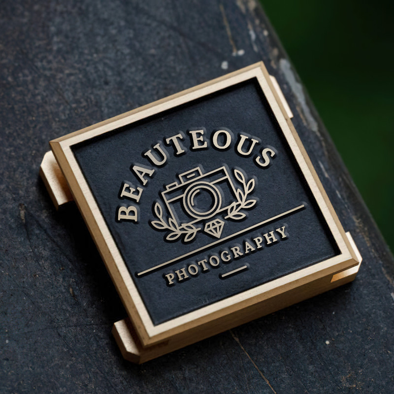 camera icon photography logo photography gift gift for photographer hot shoe cover PE00238