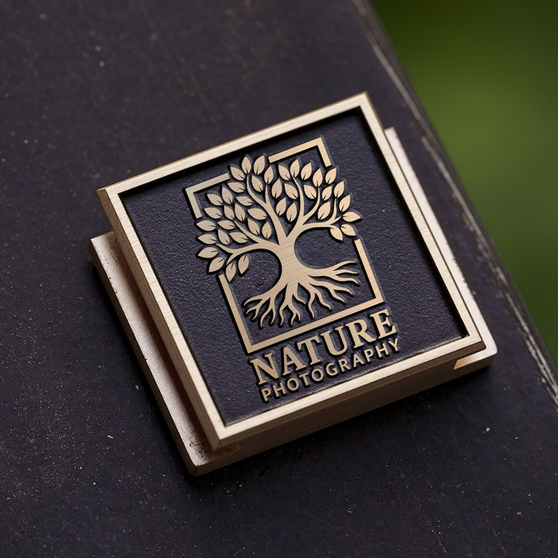nature photography logo tree logo photography gift gift for photographer hot shoe cover PE00243