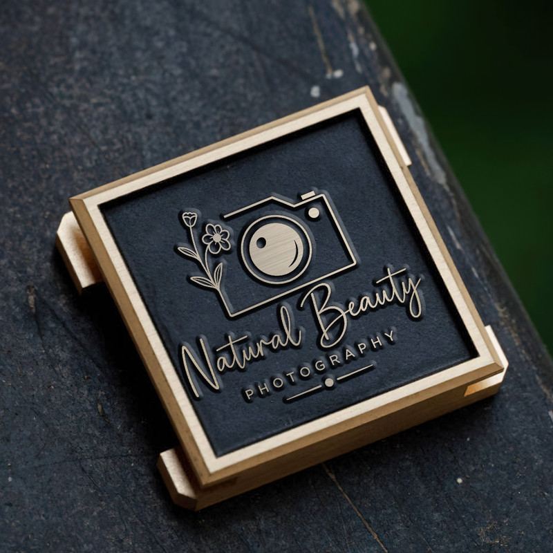 camera and flower icon nature photography gift for girls gift for photographer hot shoe cover PE00246