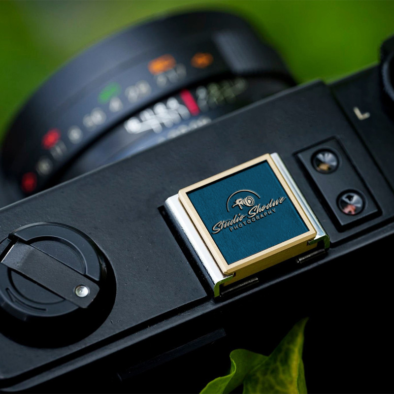 camera logo hot shoe cover photography logo photo graphy gift gift for photographer hot shoe cover PE00253