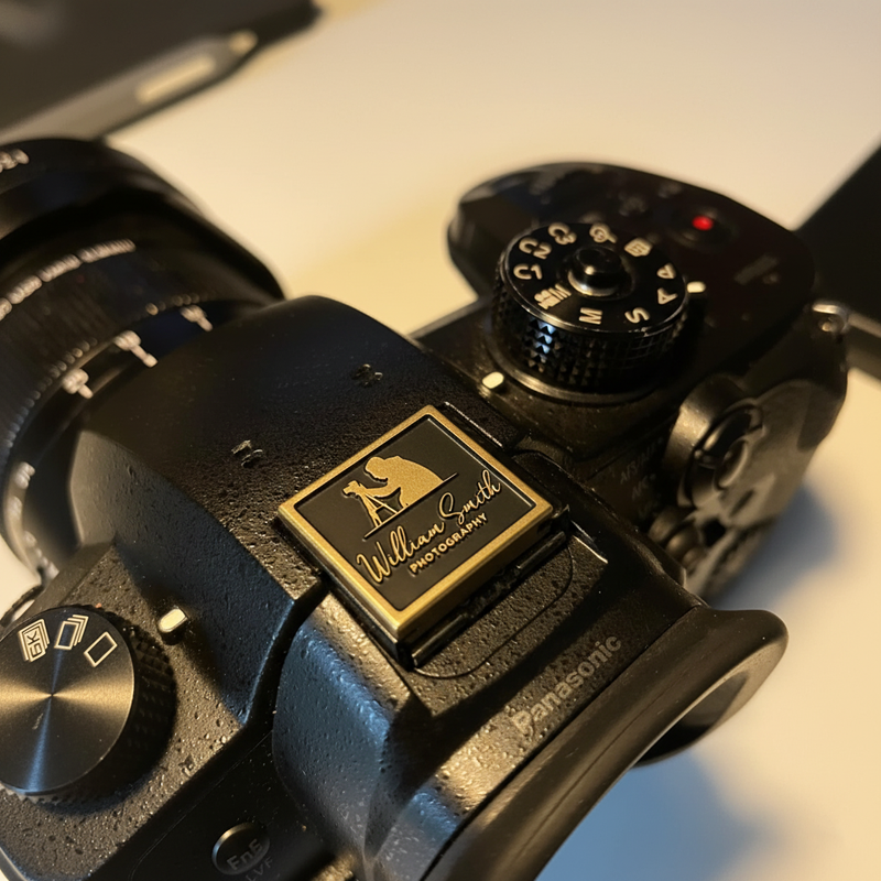 camera and flower icon nature photography gift for girls gift for photographer hot shoe cover PE00247