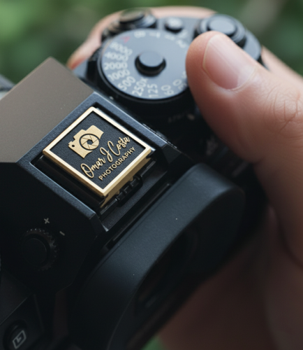 circle photography logo photography gift camera icon gift for photographer hot shoe cover PE00231 photo review